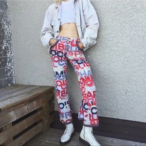 Vintage CHANEL Flare Pants Y2K